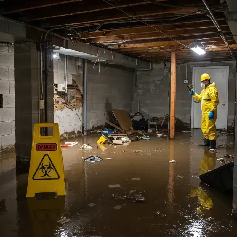 Flooded Basement Electrical Hazard in Saugerties South, NY Property